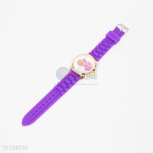 Hot-sales silicon quartz watch for teens