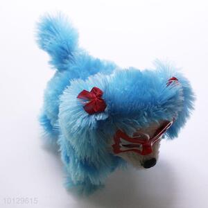 Blue Plush Electronic Dog Toy for Kids