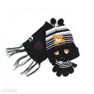 Best Sale Hat Scarf Gloves Three-Piece Suit For Children