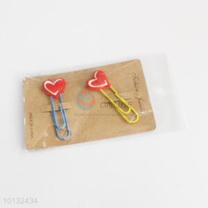 Red heart bookmark/paper clip