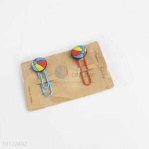 Small ball bookmark/paper clip