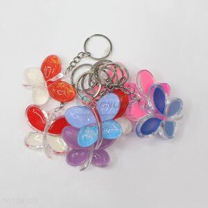 Multi-Color Dragonfly Shaped Zinc Alloy Key Chain