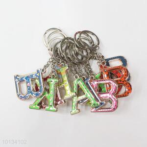 New Products Letter Shape Zinc Alloy Key Chain