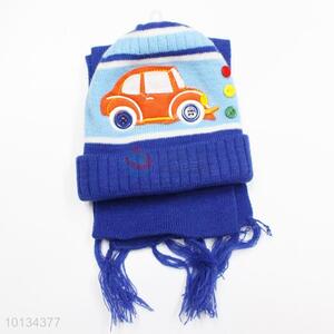 Latest design car affixed cloth children winter hats