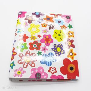 Colorful flower pattern document folder/file folder