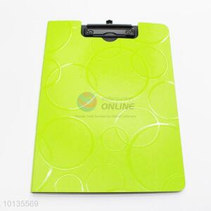 Wholesale green A4 clipboard/file folder