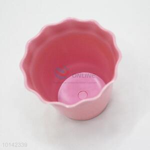 Popular style pink cmelamine flowerpot/garden pot