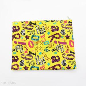 Stationery Zipper Lock File Document Bag without Lining