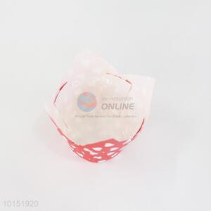 Heart printed petal shaped paper cakecup cups wholesale