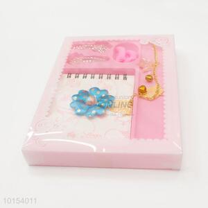 Wholesale Cheap Spiral Coil Notebook Set with Hairpin, Hair Ring and Bracelet