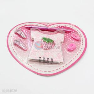 Pretty Cute Notebook Set with Pen/ Hairpin/ Hair Ring