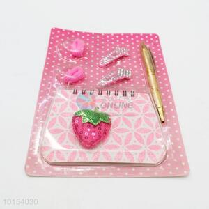 Popular Notebook Set with Pen/ Hairpin/ Hair Ring for Sale
