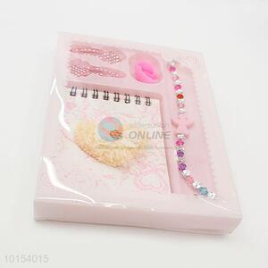 Best Selling Stationery Gift Set with Spiral Coil Notebook, Hairpin, Hair Ring, Bracelet