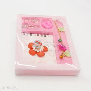 Latest Design Spiral Coil Notebook Set with Hairpin, Hair Ring and Bracelet