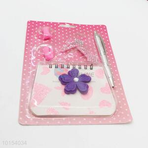 High Quality Notebook Set with Pen/ Hairpin/ Hair Ring