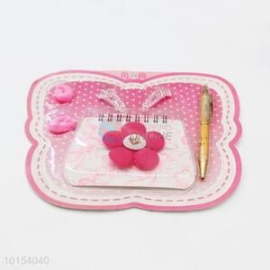 Office Stationery Notebook Set with Pen/ Hairpin/ Hair Ring