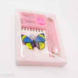 China Factory Spiral Coil Notebook, Hairpin, Hair Ring, Necklace, Stationery Gift Set