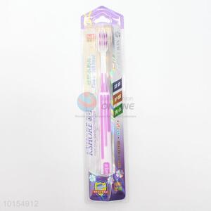 Purple Color Wholesale Adult Toothbrush
