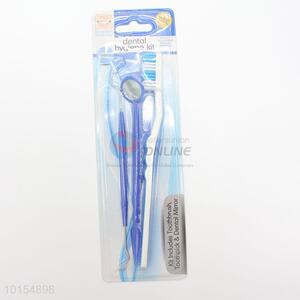 Oral Care Set Blue Color Adult Toothbrush