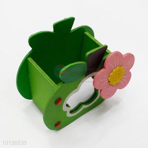 Cheap Price Apple Shaped Pen Holder Pen Container with Mirror