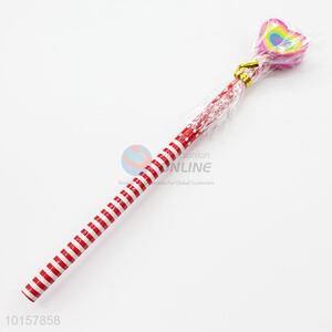 Good Quality Standard Pencil with Heart Shaped Eraser Stationery for Kids