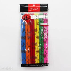 12 Pieces/Bag Stationery Pencil with Eraser for Writing Office School Supplies