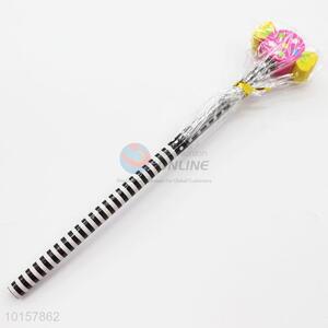 Black Stripe Design Pencil with Candy Shaped Eraser Office School Supplies