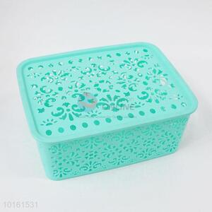 Functional Household Stroage Container Hollow Out Storage Box Plastic Storage Bin