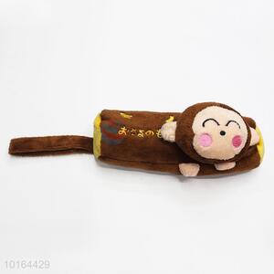 Fashion Style Pencil Bag Plush Pen Bag with Cartoon Monkey