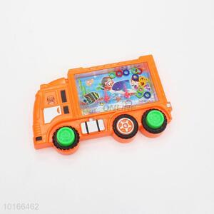 Orange truck shaped water hoopla water game/water game machine toys