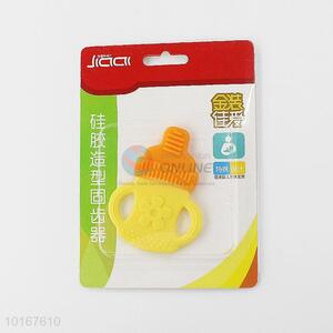 Popular Feeding Bottle Shaped Baby Teether Infant Jolly Toys Soft Teethers for Sale