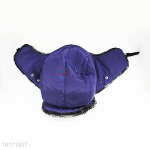 Blue Waterproof Ushanka Winter Hat for Adult with Face Mask