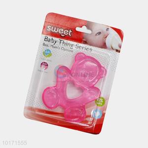 Fashion Safety Eco-friendly Bear Shaped Food Grade Silicone Baby Teether