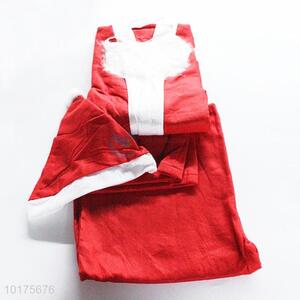 Adult Christmas Clothing Sets of Santa Claus Clothes Woven Party Costumes