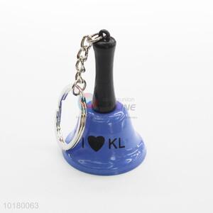 High quality cheap ring bell shaped key ring/key chain