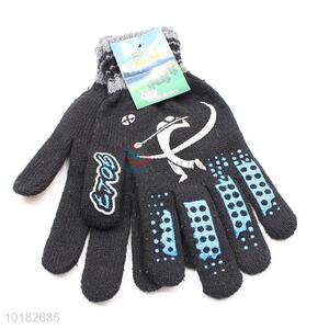 Popular dacron full finger winter gloves