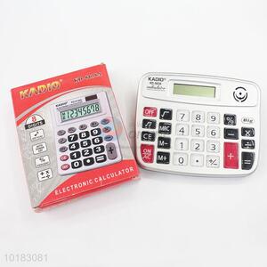 White Office Using Muti-Function Calculator
