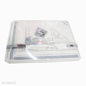 Functional plastic drawing ruler set