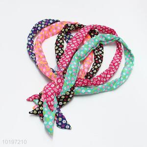 Promotional Lovely Flower Printed Fabric Iron Wire Headband