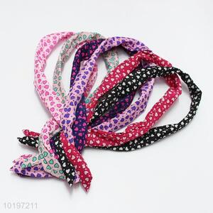 Fashion Iron Wire Rabbit Ear Hairband with Heart Print