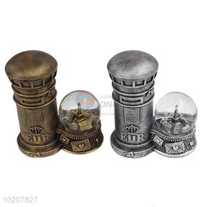 New product top quality cool mailbox shape glass ball