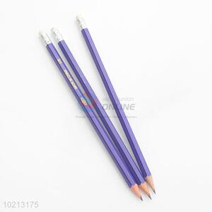 High Grade Lead Free Blue Wooden HB Pencil