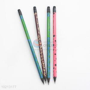 Lovely Pattern Eco-friendly Wooden Kids Pencil