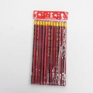 Stundets stationery wood pencil with eraser