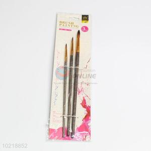 Eco-friendly Wooden Brushes for Drawing