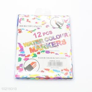 Dual Point Capacity 12 Pcs Water Color Markers