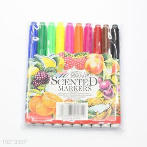 Scented Markers Kids Drawing 10 Colors Pen
