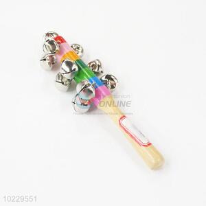 Promotional custom baby hand held bell toy