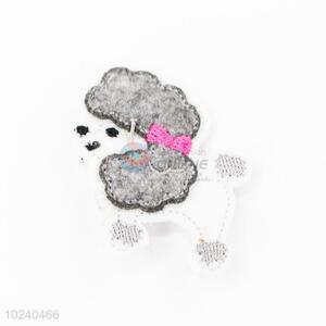 Lovely little sheep shape shape embroidery badge brooch