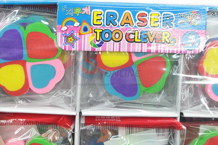 Factory Direct Flowers Shaped Eraser for Students